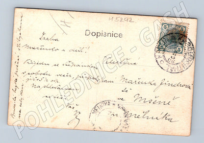 Postcard Czech landscape small format (M5292)