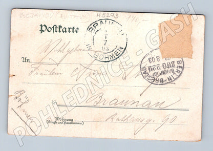 Postcard Fürstenberg 1903 Germany (M5293)