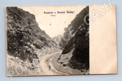 Pohlednice Praha Divoká Šárka 1909 (M5300)