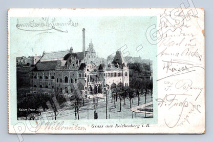 Pohlednice Liberec Franz Josef Bad (M5312)