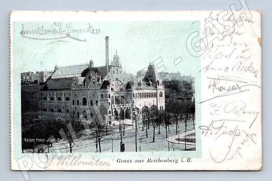 Pohlednice Liberec Franz Josef Bad (M5312)