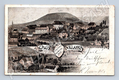 Postcard Dolanka near Podbořany 1899 (M5313)