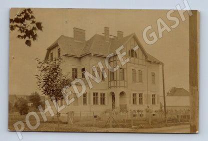 Postcard Trutnov historical villa (M5325)