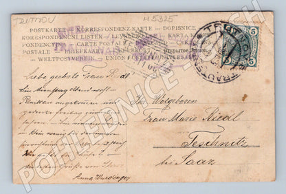 Postcard Trutnov historical villa (M5325)