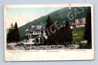 Pohlednice Krkonoše hotel Deutscher Kaiser (M5330)