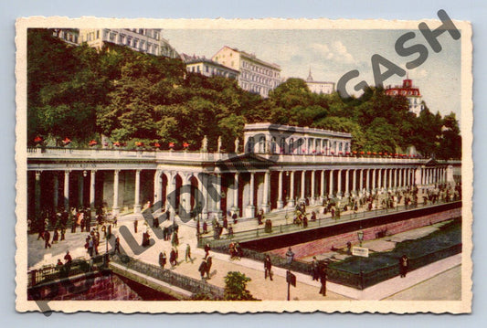 Pohlednice Karlovy Vary Mlýnská kolonáda (M534)