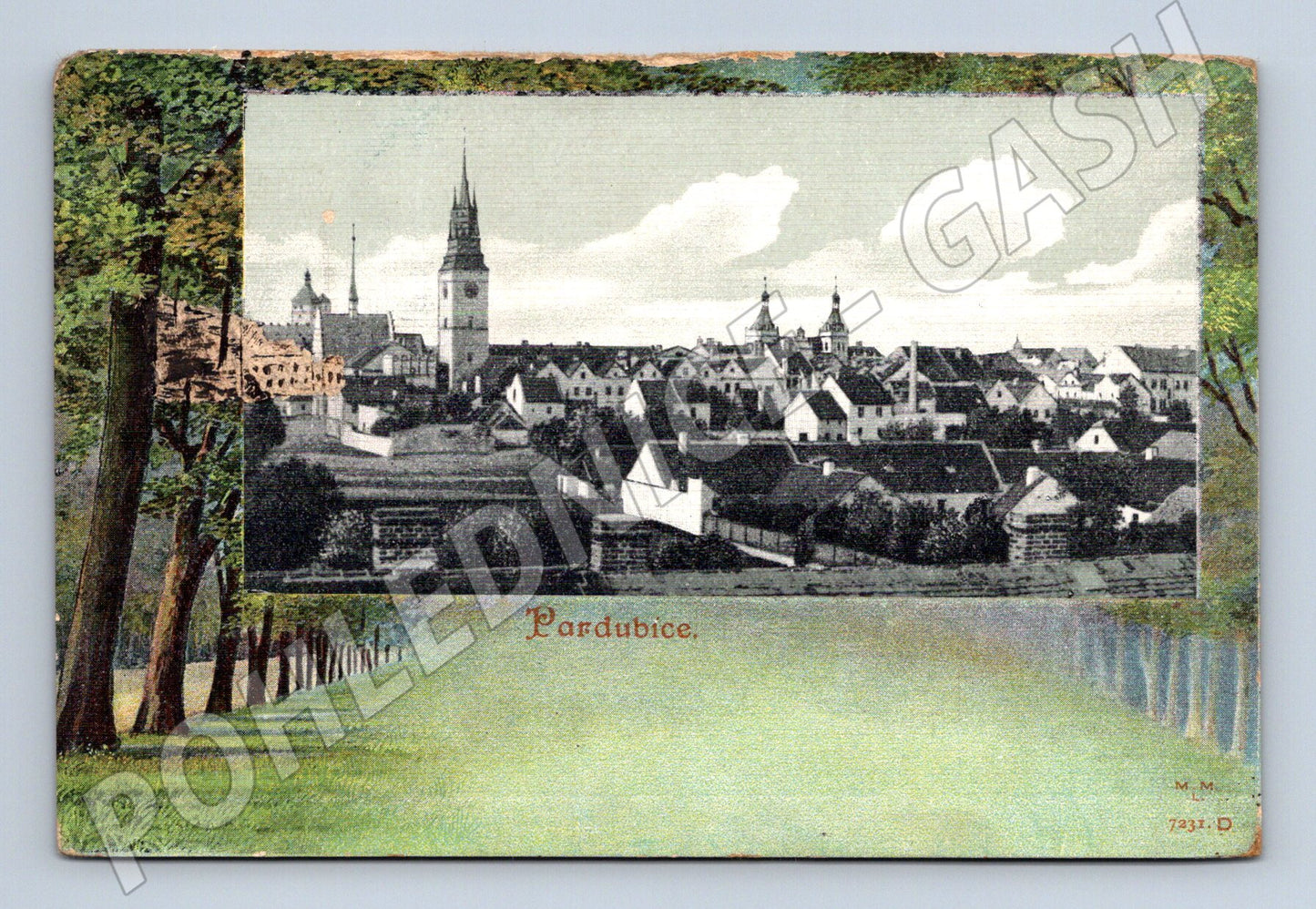 Postcard Pardubice historical RU (M5348)