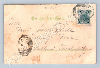 Pohlednice Karlovy Vary Franz Josefs Höhe 1902 (M5353)