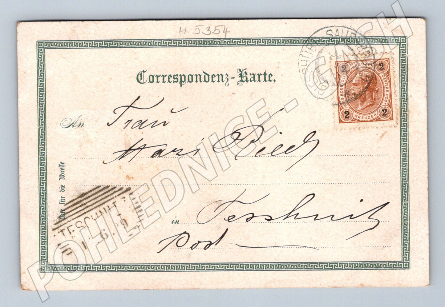 Postcard Giesshübl Sauerbrunn Karlovy Vary (M5354)