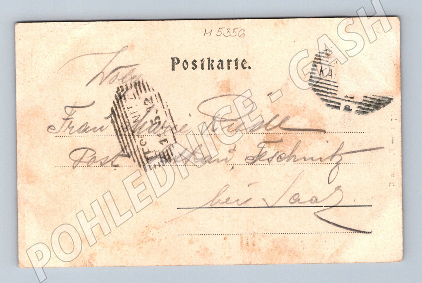 Postcard Karlovy Vary Marktplatz historical (M5356)