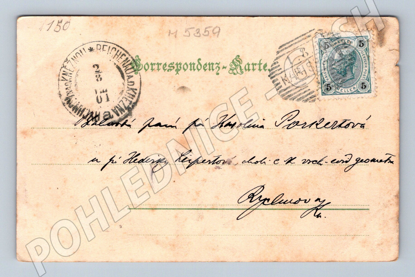 Postcard Karlovy Vary Russian church 1902 (M5359)