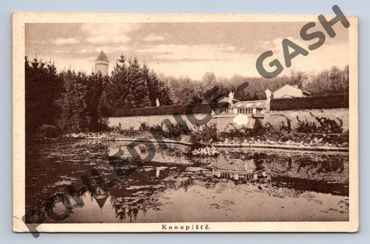 Pohlednice Konopiště historická 1928 (M536)