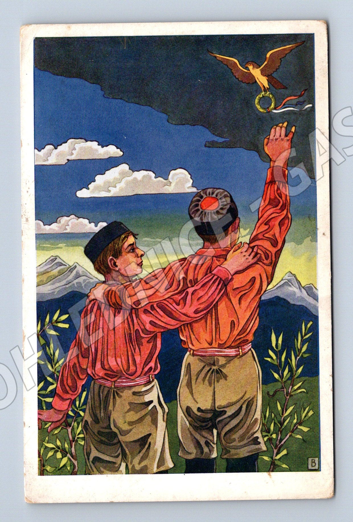 Pohlednice IX slet Praha 1932 Barucha (M5384)