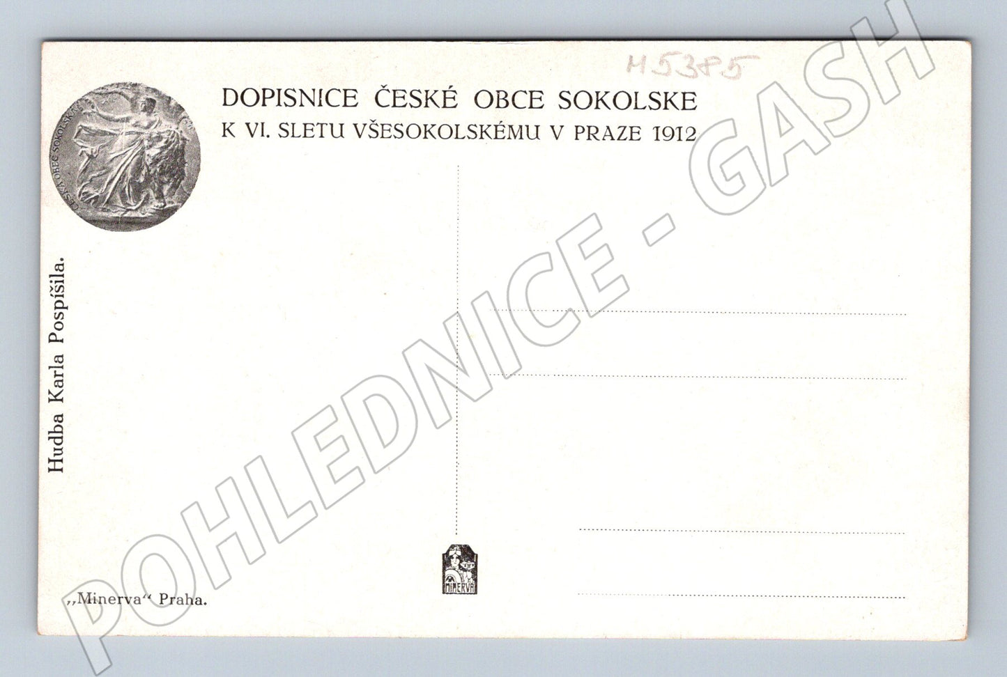 Pohlednice VI slet Praha 1912 ženy (M5385)