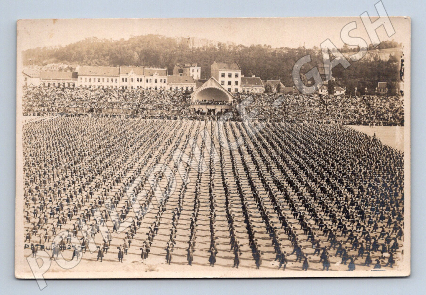 Pohlednice Sokolský slet Praha historická (M5394)