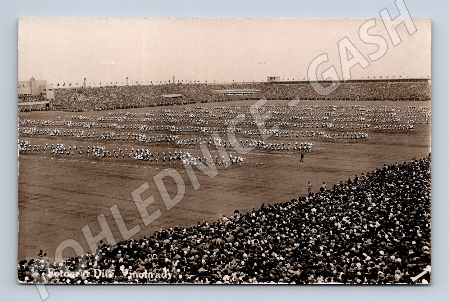 Pohlednice tělovýchovné slavnosti Praha historická (M5398)