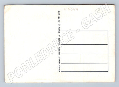 Pohlednice II celostátní spartakiáda gymnasté ČSR (M5399)