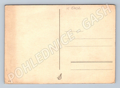 Pohlednice XI slet Praha 1948 barevná neprošlá (M5402)