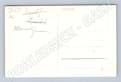 Pohlednice historická skupina lidí ČSR (M5411)