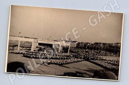 Pohlednice Sokolský slet černobílá menší formát (M5412)