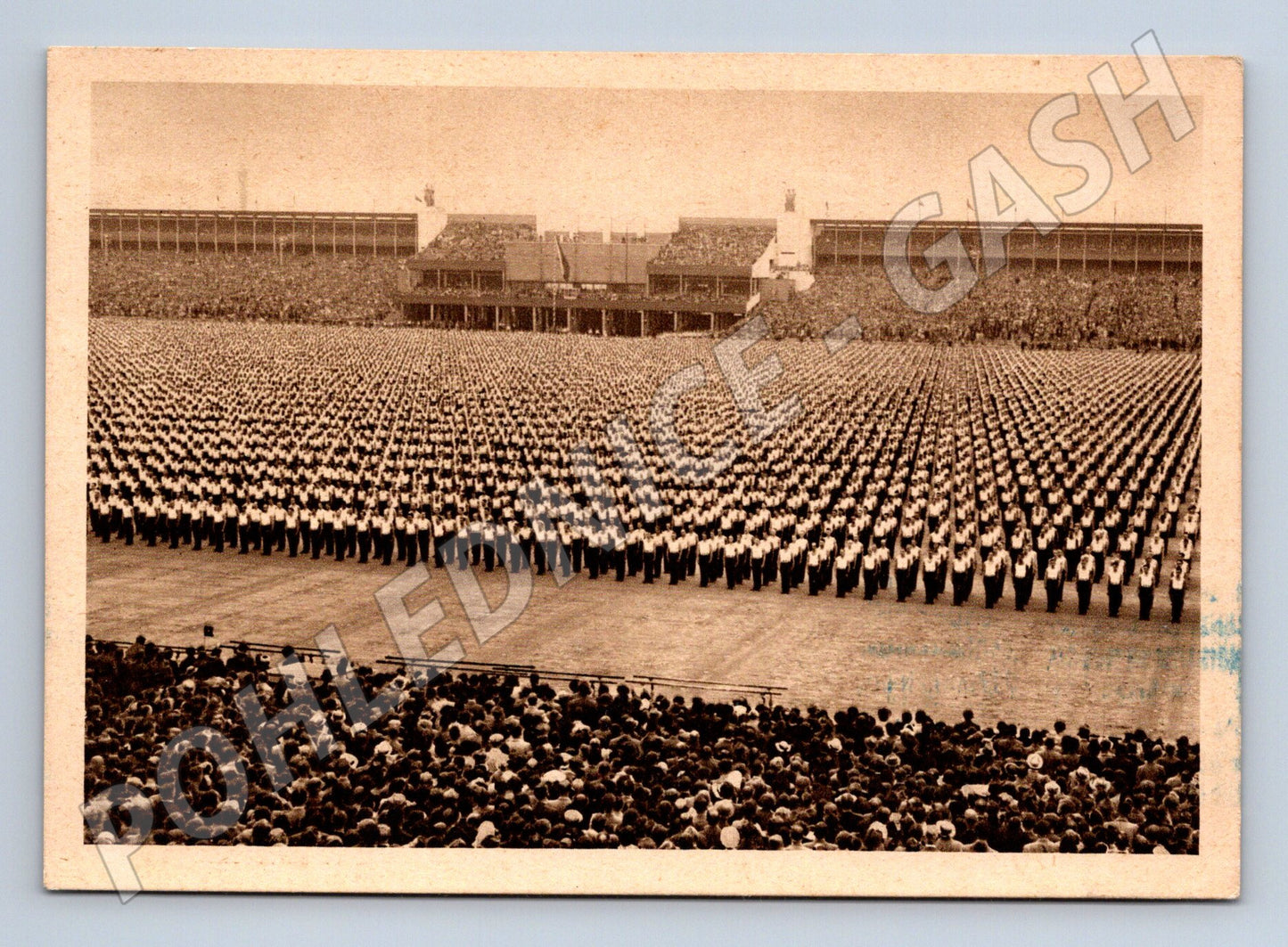 Pohlednice X slet Praha 1938 prostná mužů (M5413)