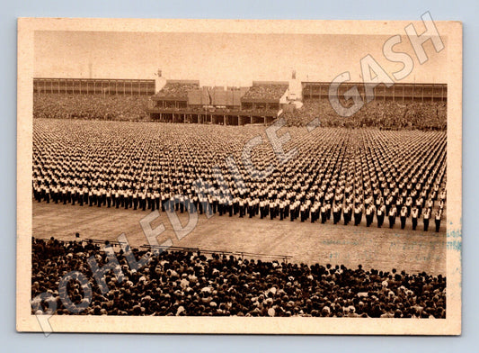 Pohlednice X slet Praha 1938 prostná mužů (M5413)