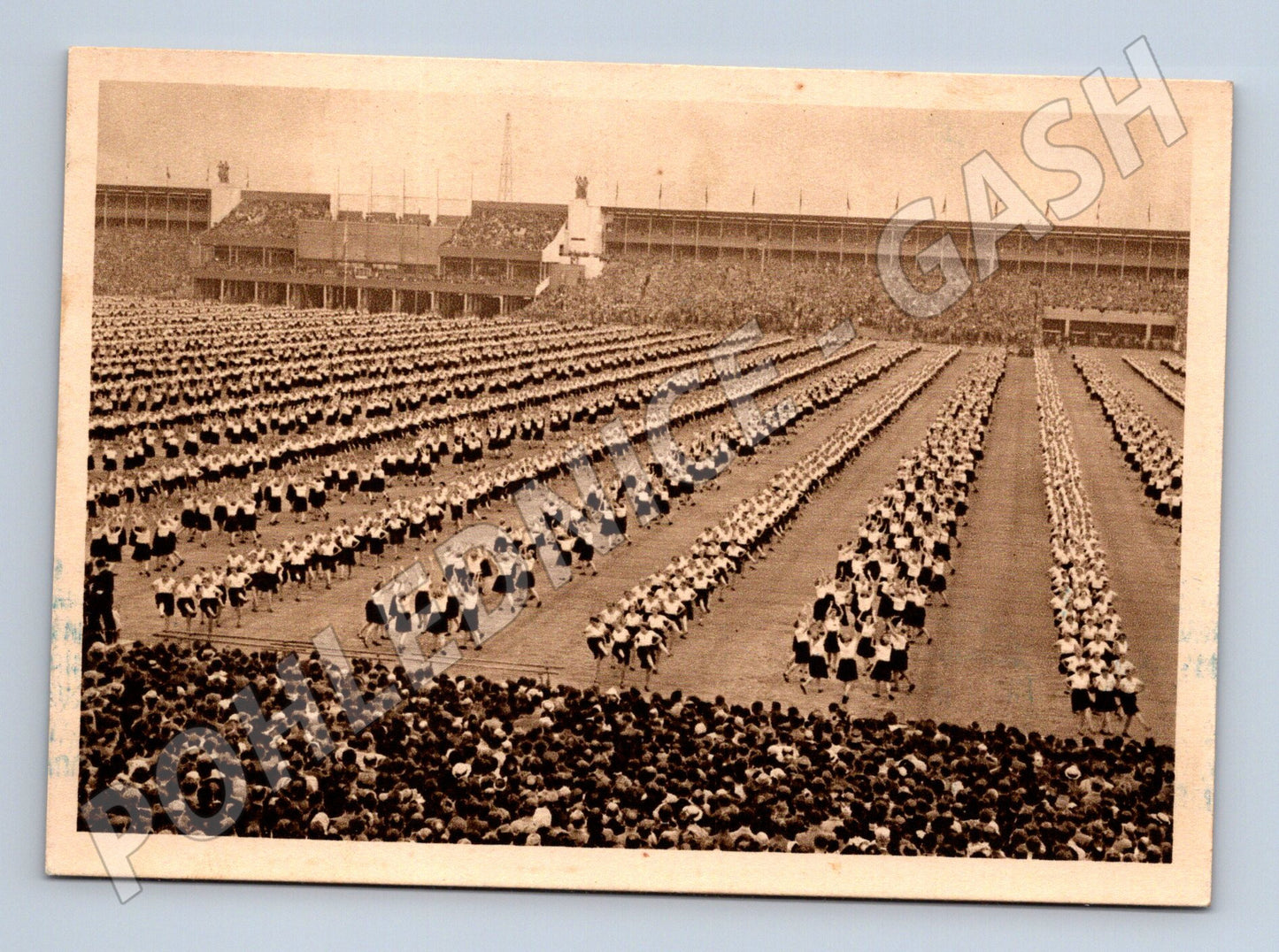 Pohlednice slet Praha 1938 ženy razítka (M5414)