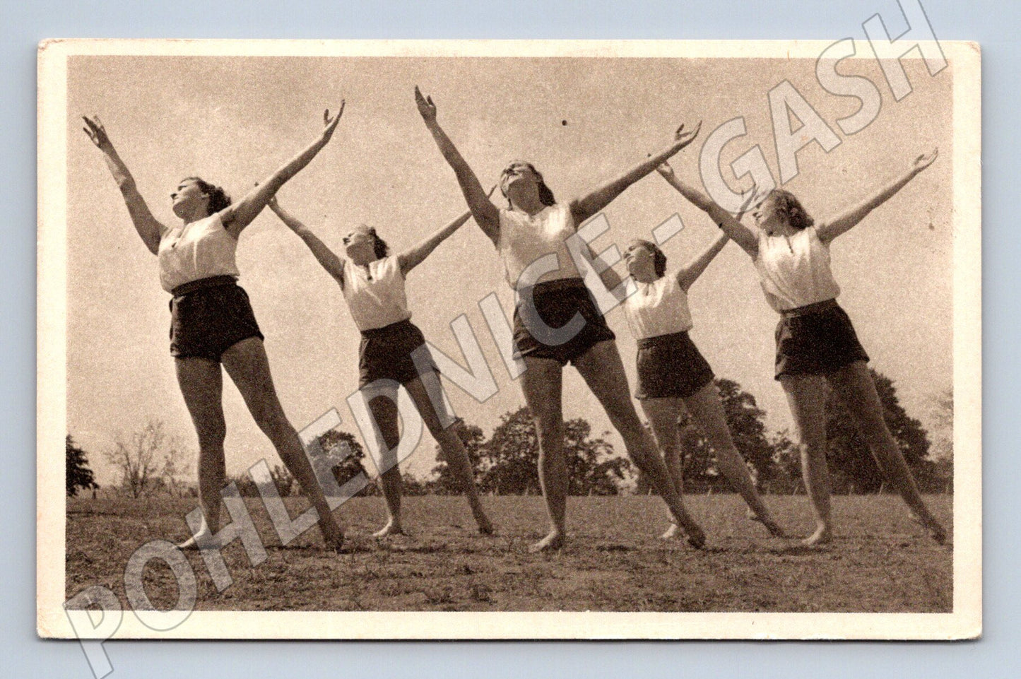 Pohlednice XI slet ženy Khel dobová (M5435)