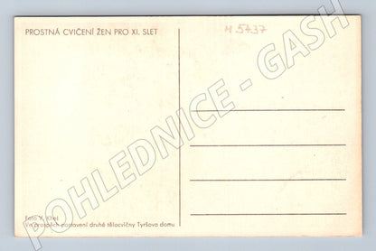 Pohlednice XI slet ženy Khel sport historie (M5437)