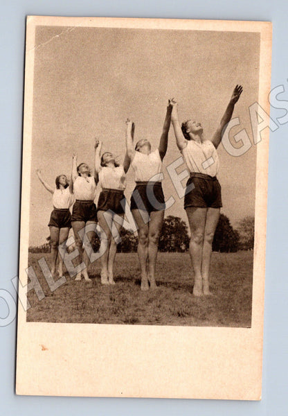 Pohlednice XI slet ženy Khel meziválečná (M5438)