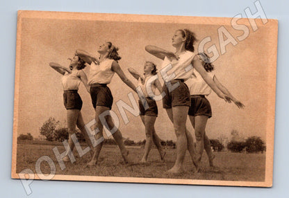 Pohlednice XI slet ženy Khel cca 1948 (M5439)