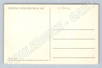 Pohlednice XI slet prostná ženy V Khel (M5442)