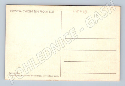 Pohlednice Sokol XI slet ženy Khel meziválečná (M5443)