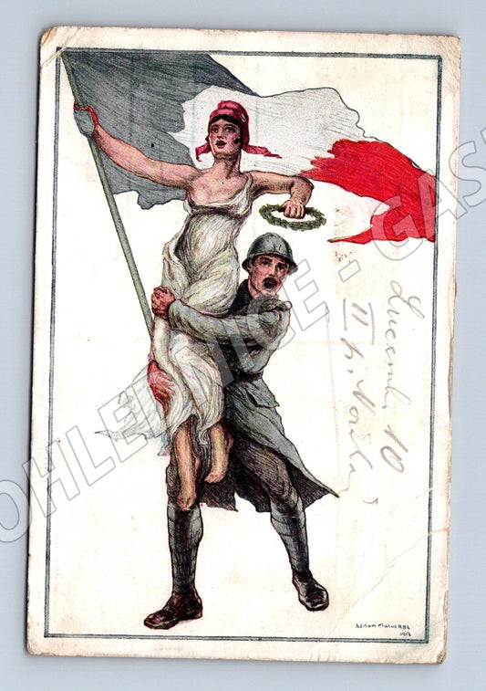 Pohlednice ČSR národní motivy cenzura Slavia (M5453)