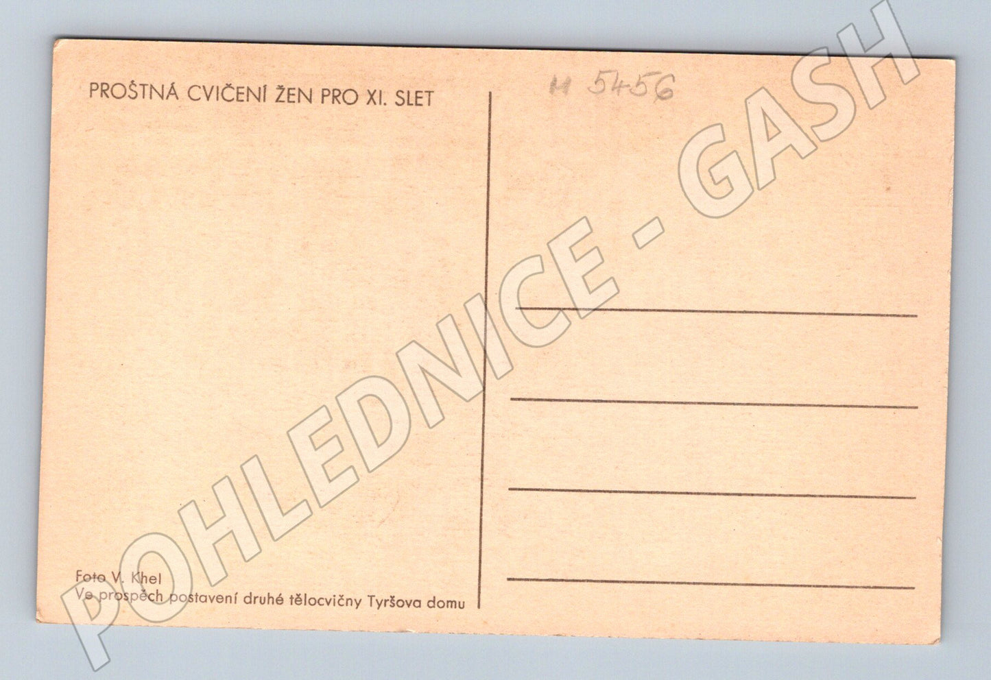 Pohlednice XI slet ženy historická varianta (M5456)