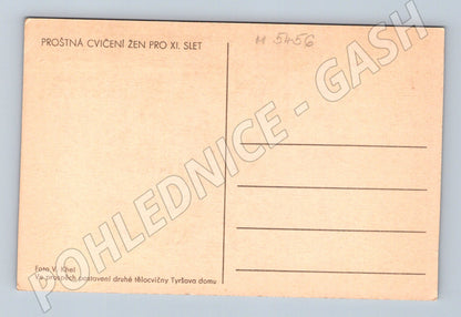 Pohlednice XI slet ženy historická varianta (M5456)