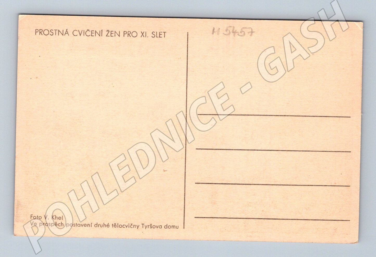 Pohlednice Sokol XI slet ženy Khel 1948 (M5457)