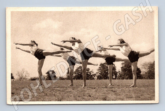 Pohlednice Sokol XI slet ženy Khel 1948 varianta (M5458)