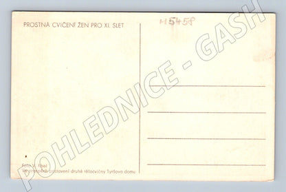 Pohlednice Sokol XI slet ženy Khel 1948 varianta (M5458)