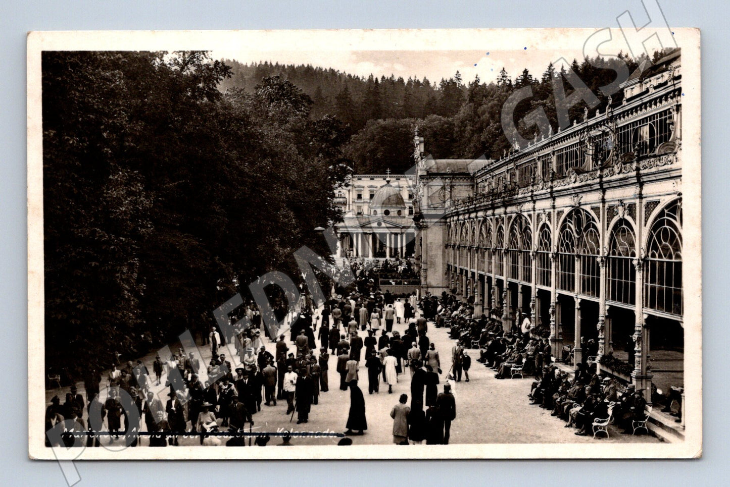 Pohlednice Mariánské Lázně Kolonáda historická (M5464)