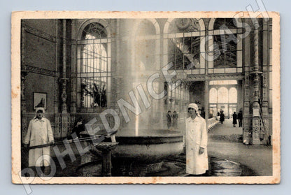 Pohlednice Karlovy Vary Vřídelní kolonáda Sprudel 1932 (M5465)