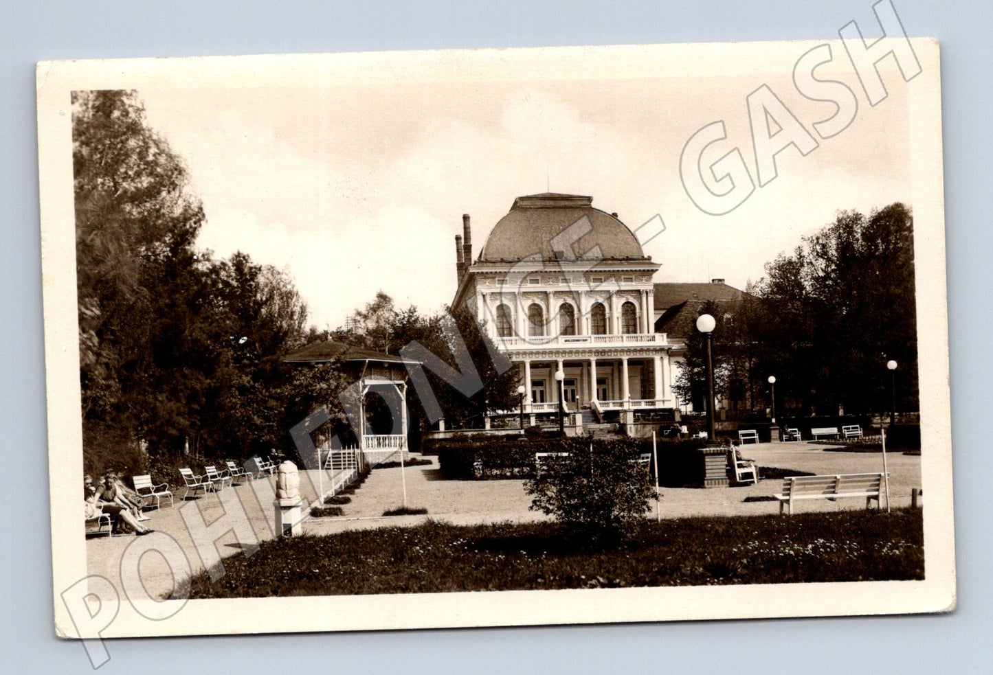 Pohlednice Františkovy Lázně Společenský dům 1951 (M5469)