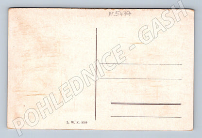 Postcard Karlovy Vary Hotel Imperial historical (M5477)