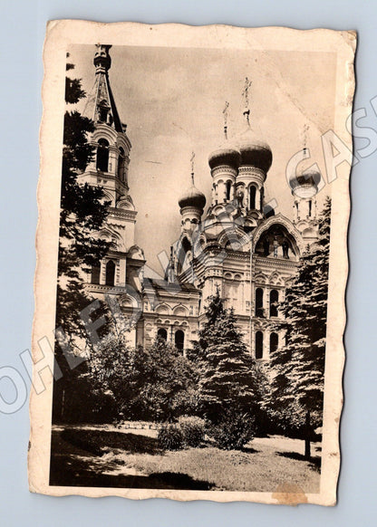 Postcard Karlovy Vary Russian Church historical (M5482)