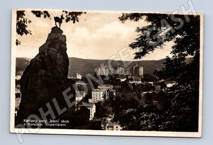 Pohlednice Karlovy Vary Jelení skok Hotel Imperial (M5483)