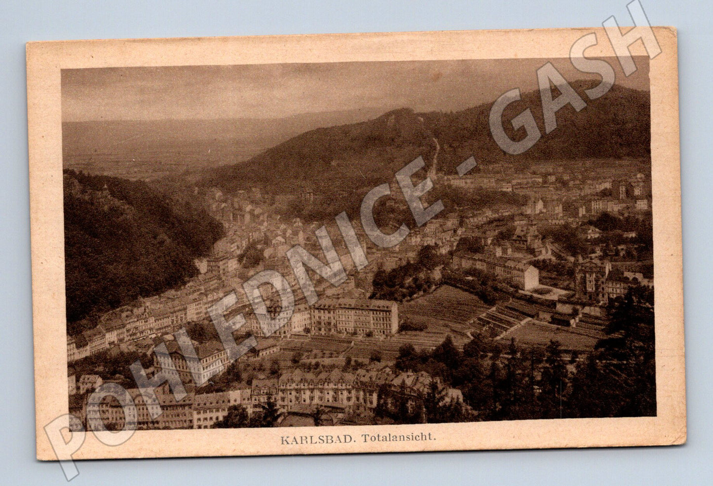 Postcard Karlovy Vary general view historical (M5485)