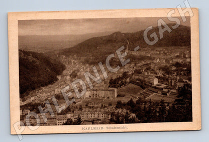 Postcard Karlovy Vary general view historical (M5485)