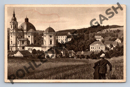Pohlednice Křtiny Moravský Švýcarsko 1926 (M549)