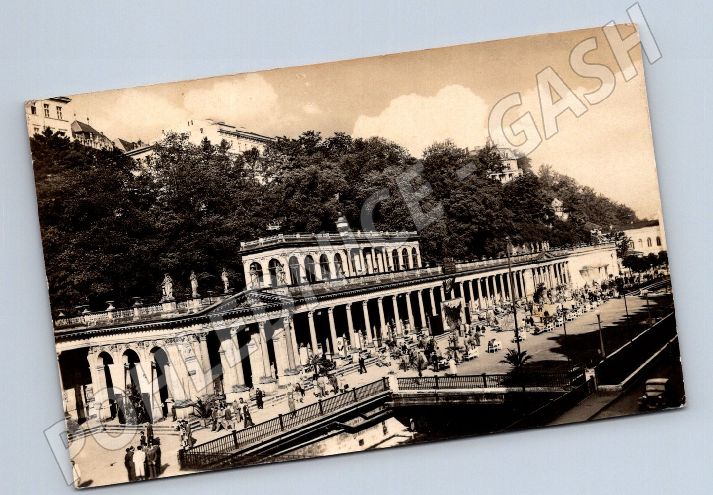 Postcard Karlovy Vary Colonnade of Friendship 1953 (M5491)