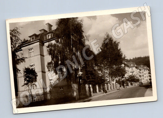 Pohlednice Karlovy Vary Křižíkova ulice historická (M5497)
